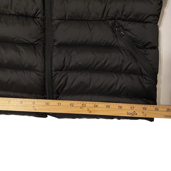 Lands' End Puffer Jacket Goose Down Women S Black Quilted Lightweight - Picture 9 of 10